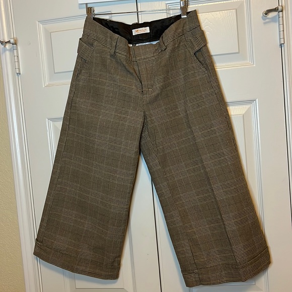 Vintage Lee One true fit lower rise 9/10 Sesame Glen plaid - Picture 1 of 7